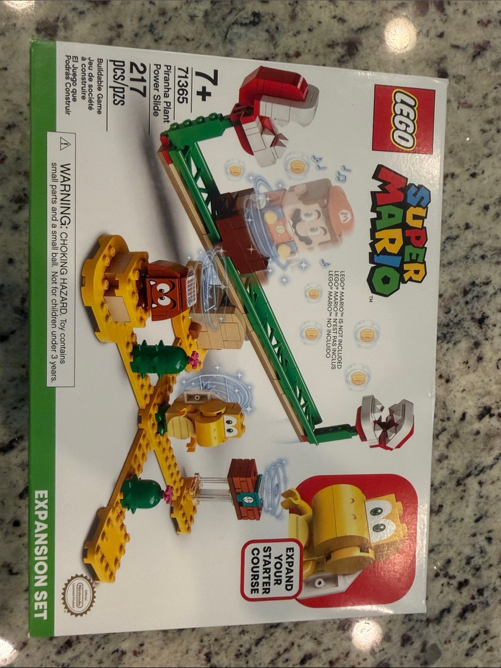 NEW LEGO Super Mario Piranha Plant Power Slide 71365 - Yellow, Green, Red
